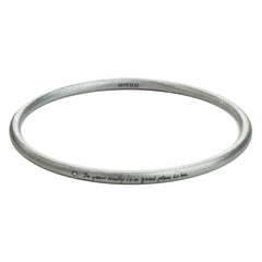 "In Your Body Is A Good Place To Be" Diamond Bangle