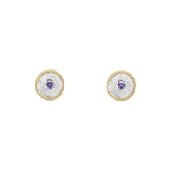 Birthstone 14K GOLD Stud Earrings