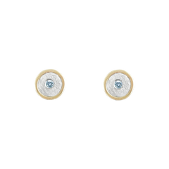 Birthstone 14K GOLD Stud Earrings