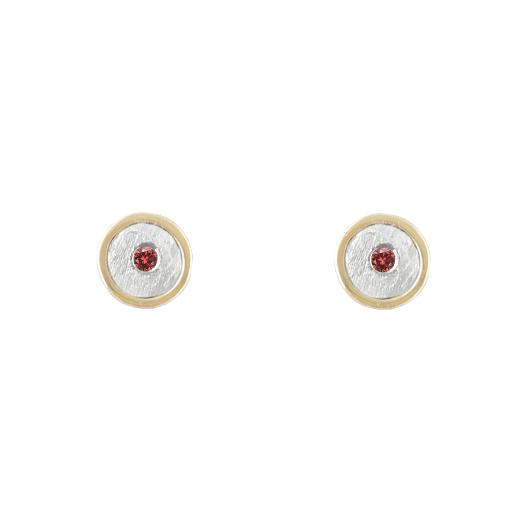 Birthstone 14K GOLD Stud Earrings