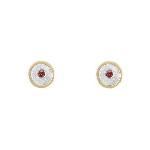 Birthstone 14K GOLD Stud Earrings