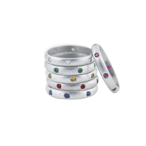 Birthstone 7 Gems Ring