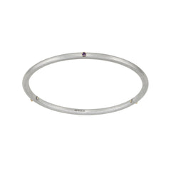Birthstone 14K Skinny Bangle