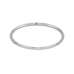 Birthstone 14K Skinny Bangle