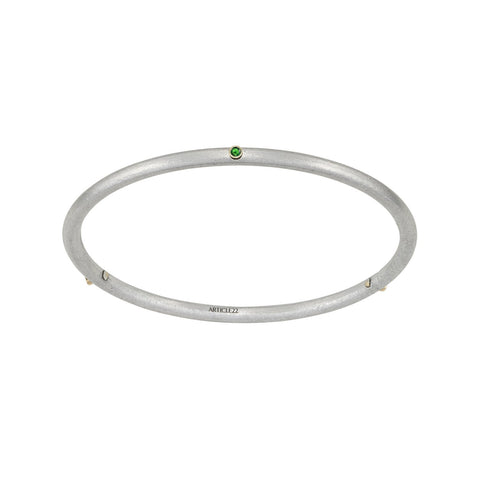 Birthstone 14K Skinny Bangle