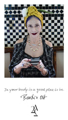 "in your body is a good place to be" Diamond Ring