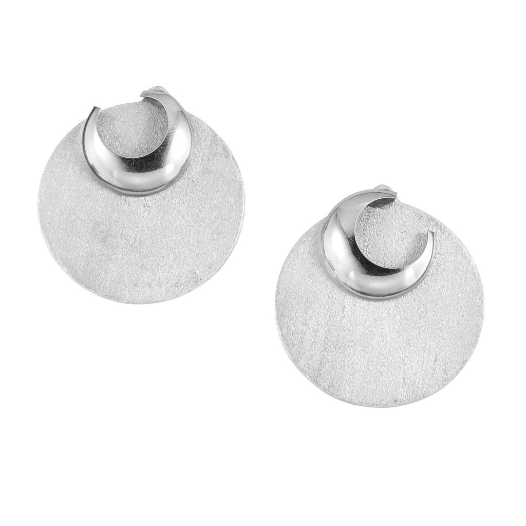 Crescent Moon and Sun Earrings