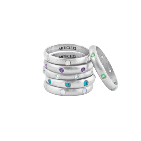 Birthstone 7 Gems Ring